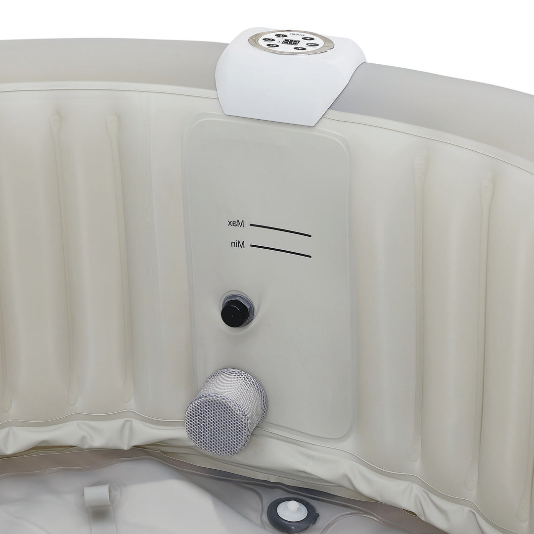 EZLIFE 4 Person Inflatable Round Spa