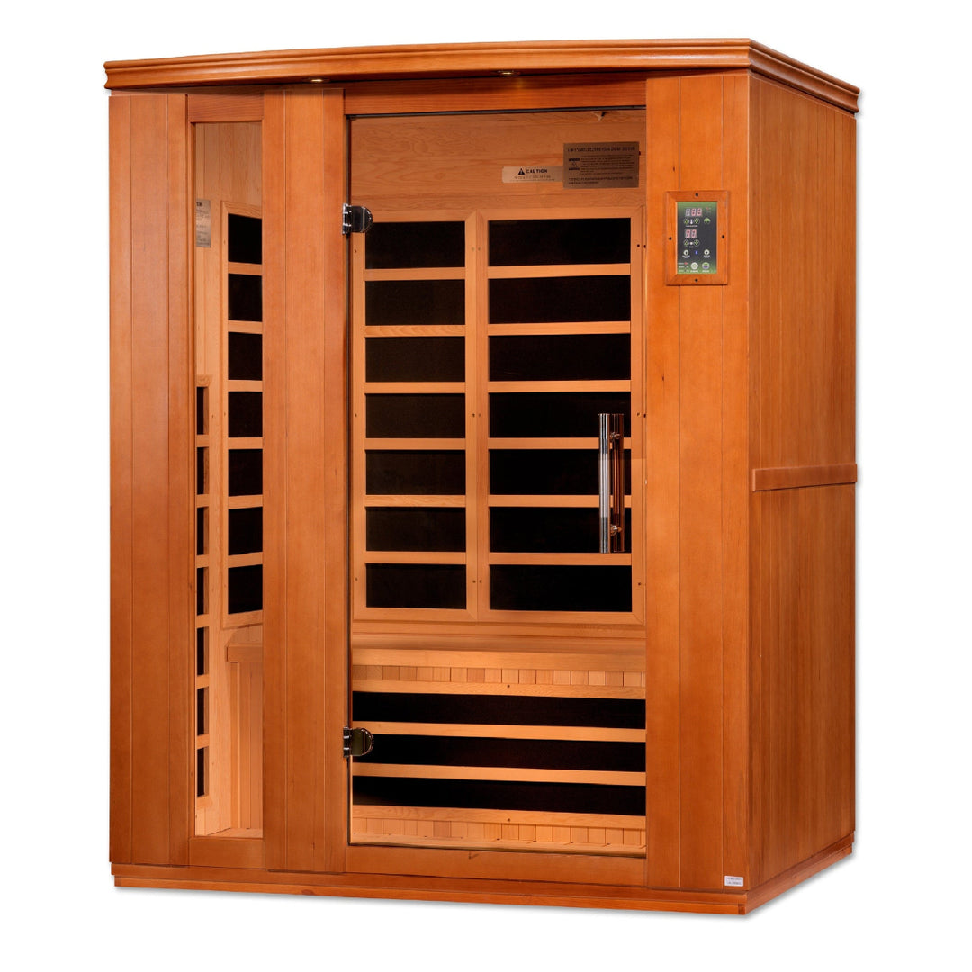 3 person infrared red light sauna low EMF