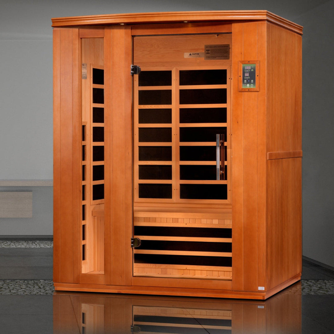 3 person infrared red light sauna low EMF