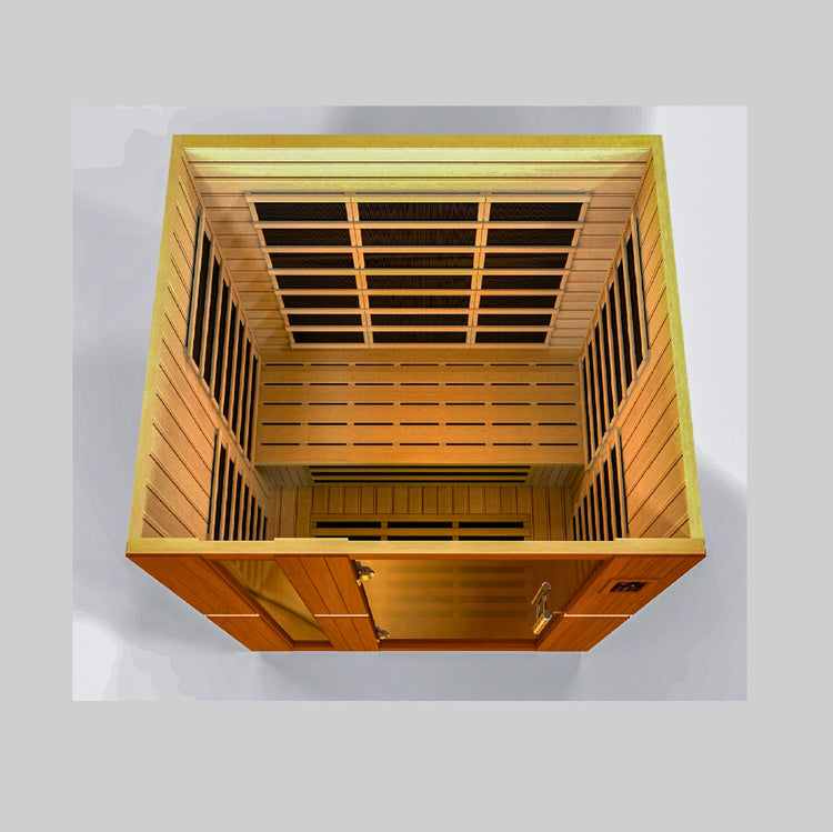 3 person infrared red light sauna low EMF