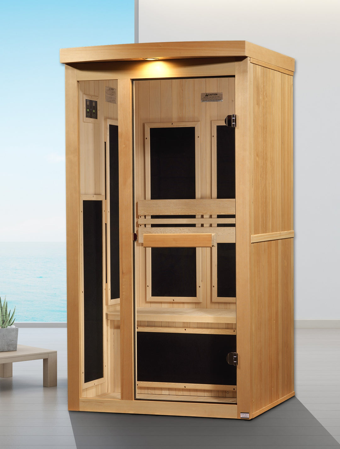 LifeTrend Platinum FAR Infrared 1-person Near-Zero EMF Sauna