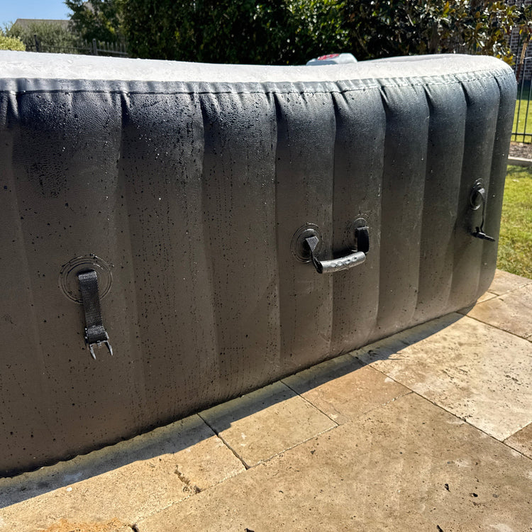 6 Person Inflatable blow up hot tub black