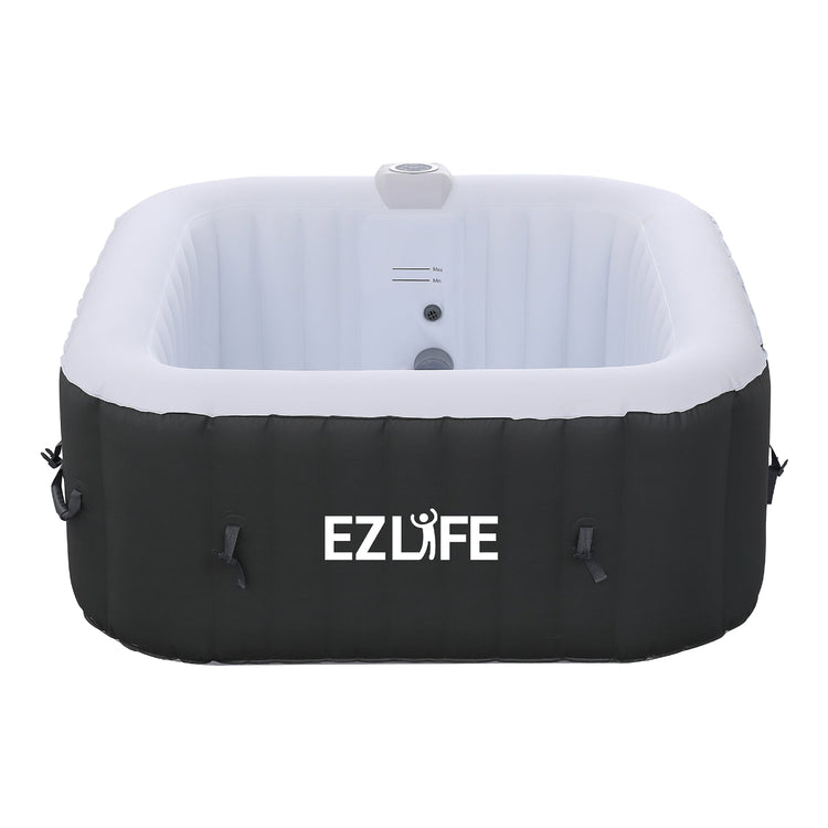 6 Person Inflatable blow up hot tub black