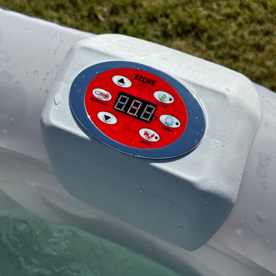 6 Person Inflatable blow up hot tub black