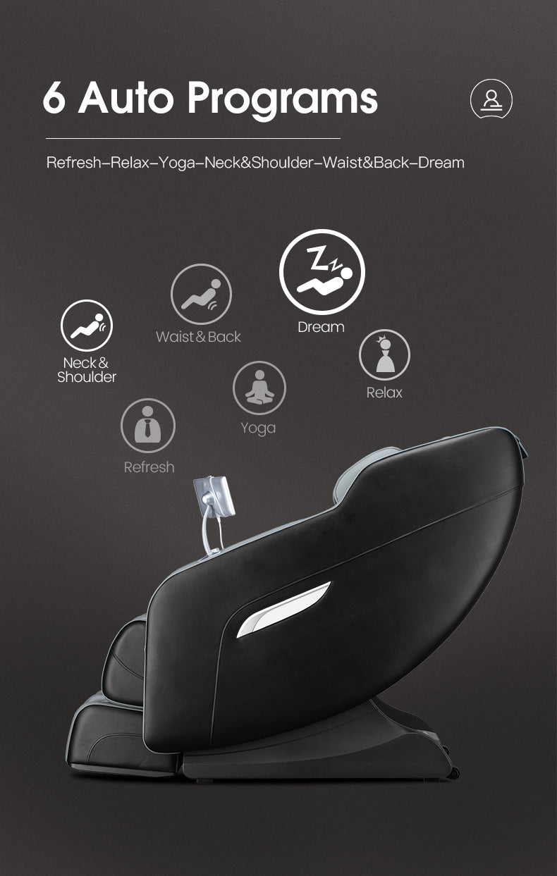 Lifesmart Motion 2D Massage Chair Bluetooth Connection Zero Gravity R8375