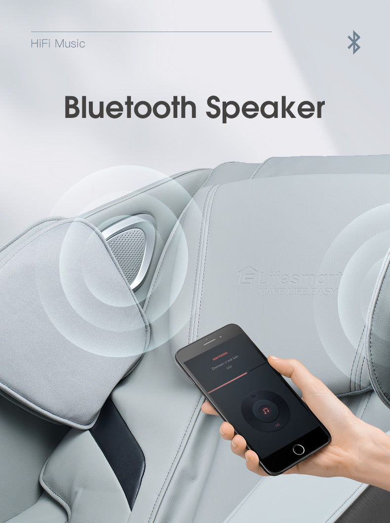 Lifesmart Motion 2D Massage Chair Bluetooth Connection Zero Gravity R8375