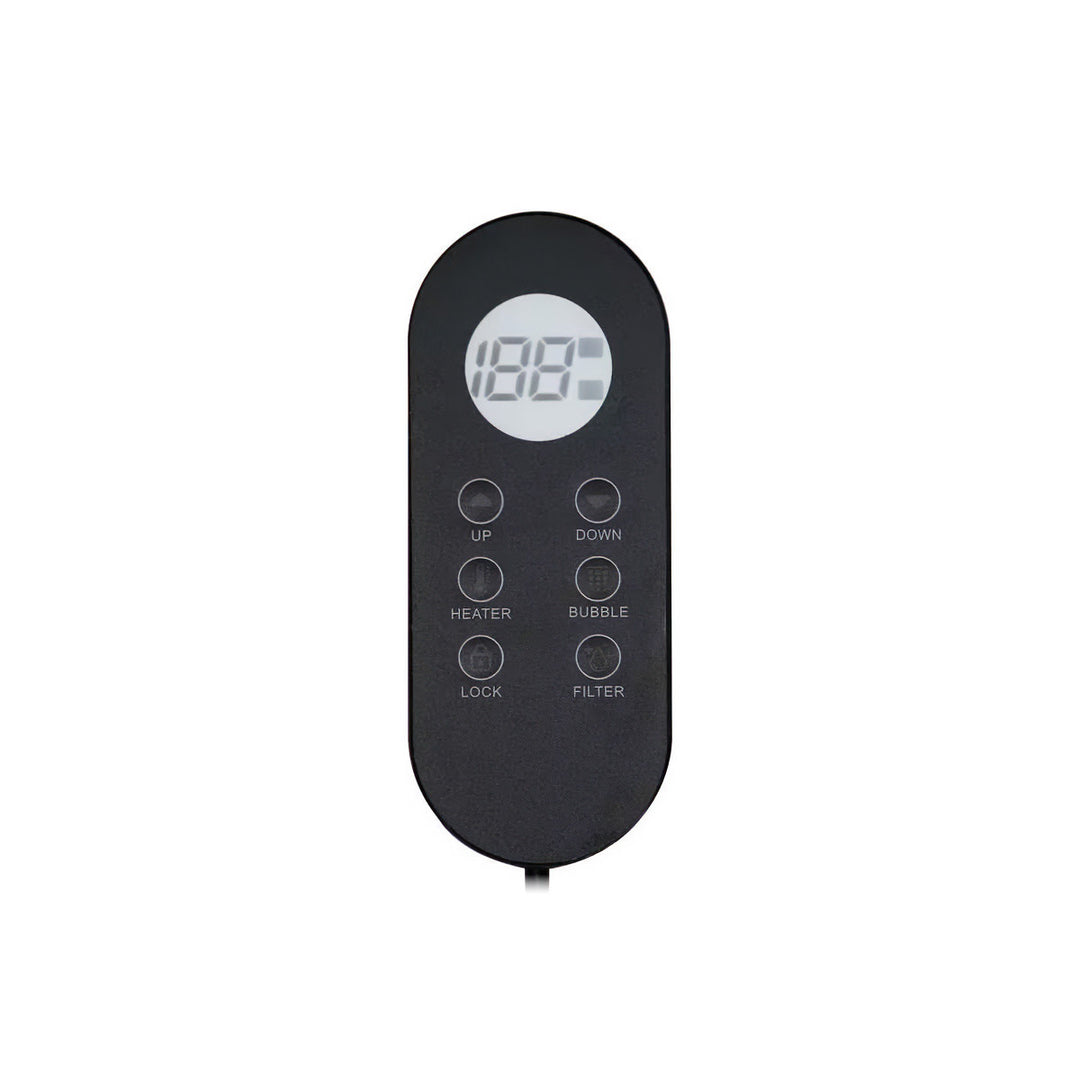 Close up of remote control.