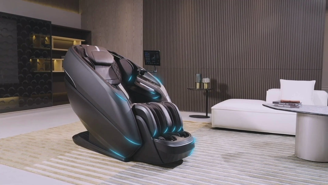 Lifetrend Luxe 4D Dual Core Faux Leather Massage Chair R9775EBLK